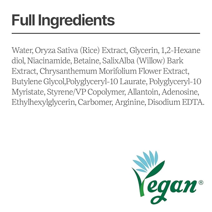 Gentle Rice Bran Toner Korean for Face (Tone, Rejuvenate & Moisturize) - Hydrating Vegan with Hyaluronic Acid - Rice Bran Extract (6.76 Fl oz)