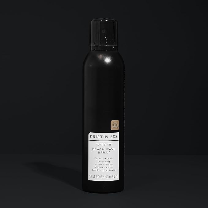 Kristin Ess Hair Soft Shine Beach Wave Hair Spray for Soft Texture + Shine, Non-Drying, Wavy Hair Styling Product, 6.7 oz