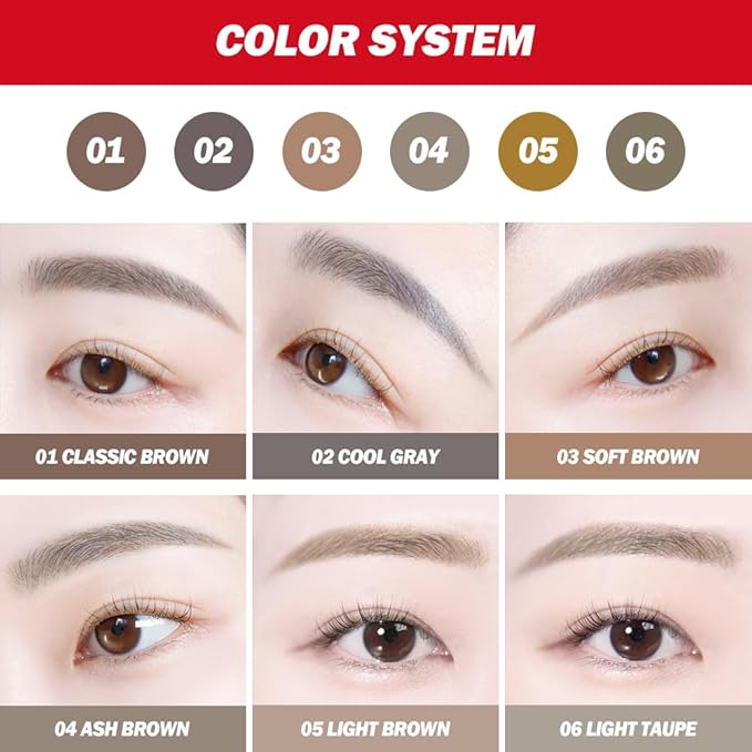 Espoir The Brow Balance Pencil #4 Ash Brown | Eye Brow Pencil that's Natural and Easy to Draw without Clumping | A Detailed and Rich Eyebrow Texture | Korean Makeup