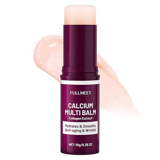 Calcium Multi Balm Stick, Calcium Volume Multi Balm, Easy-to-control Collagen Moisturing Stick, Anti-aging, Firming, Hydrating, Multi-Purpose Skin Care for Face, Eyes, Neck, 10g
