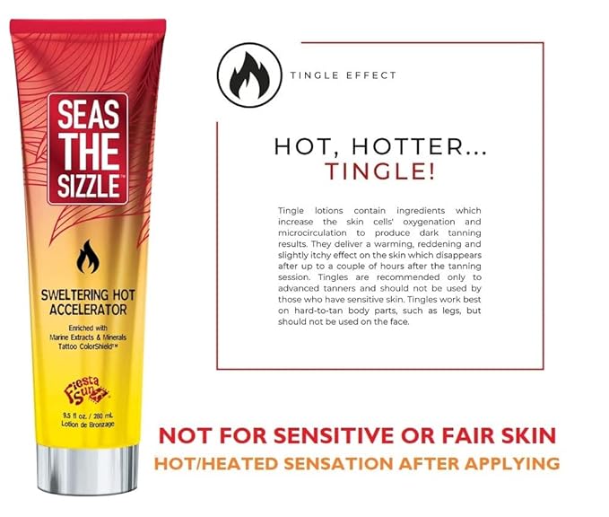 Seas The Sizzle Sweltering Hot Accelerator Tingle (280ml), Orange