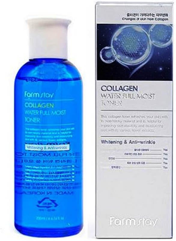 FARM STAY Collagen Water Full Moist Toner 200ml / 6.76oz