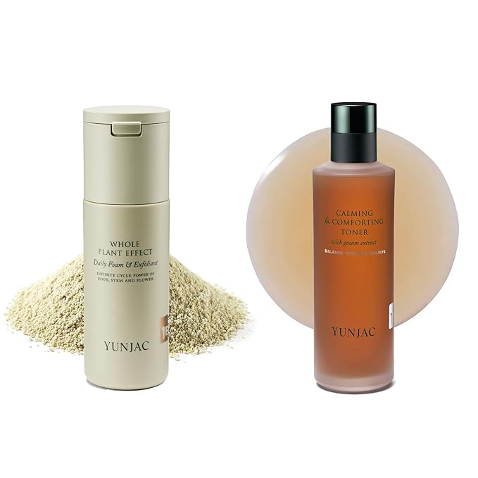 Whole Plant Daily Foam & Exfoliant (2.82 oz) – Calming & Comforting Toner (5.07 fl oz)