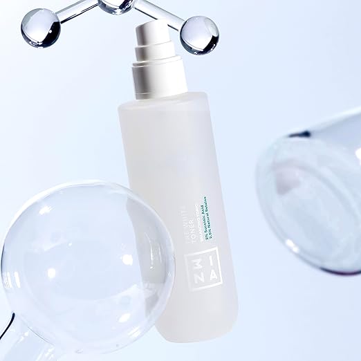 3ina Makeup - The White Toner - Face Toner with 2% Succinic Acid + 2.5% Natural Betaine - Facial Toner Reduces Oily Sebum & Acne - Face Toner - Vegan - Cruelty Free