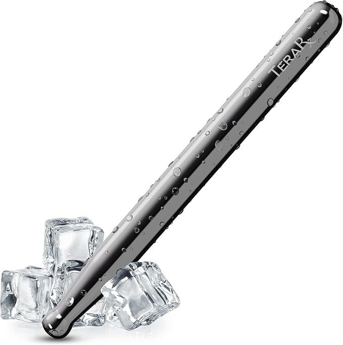 TeraRX® Terahertz Acupuncture Pen for Face – Authentic Terahertz Stone Pressure Point & Deep Tissue Massage Tool - Premium Acupressure Pen & Reflexology Tools for Beauty & Self-Care Rituals