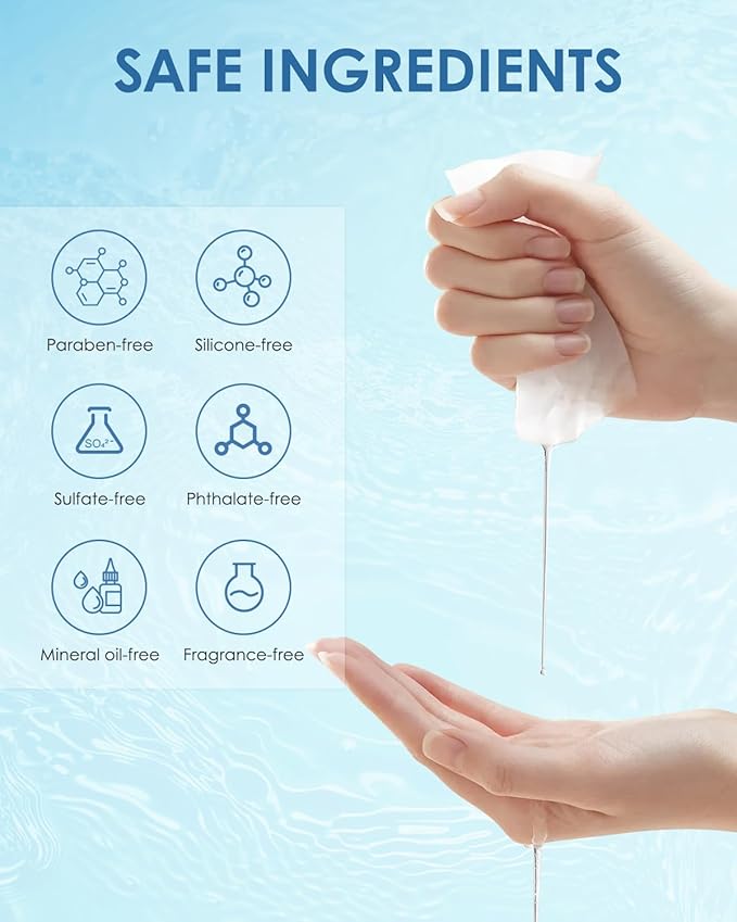 KOMFYMED Hyaluronic Acid Hydrating Sheet Mask – Intensive Moisture & Soothing Facial Mask for Sensitive Skin, Helps Relieve Dryness & Redness with Multi-Weight Hyaluronic Acid & Ectoin (4.4 Oz. /125g)