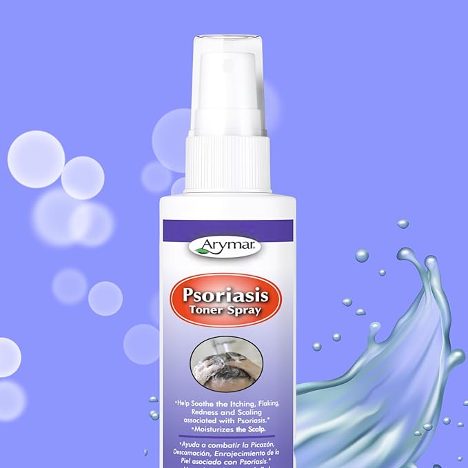 Arymar Psoriasis Toner Spray (8 fl oz) - Soothing & Hydrating Toner for Skin Health