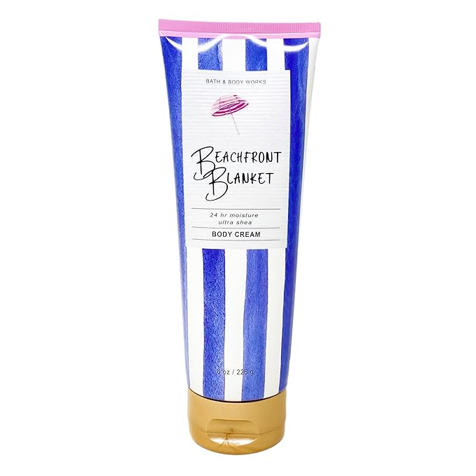 Bath & Body Works Beachfront Blanket 2 Pack Ultra Shea Body Cream Set - Full Size.