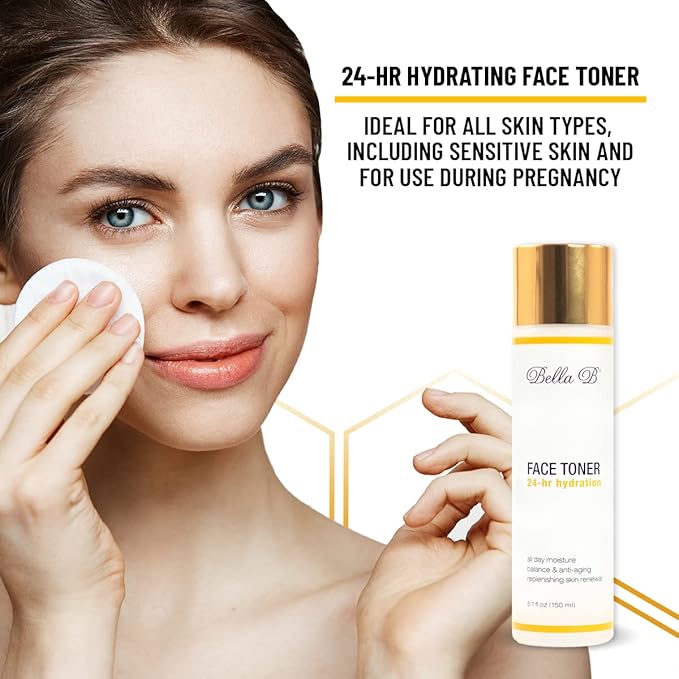Bella B Gift Set - Face Toner 5.1oz and Face Serum 1.7oz