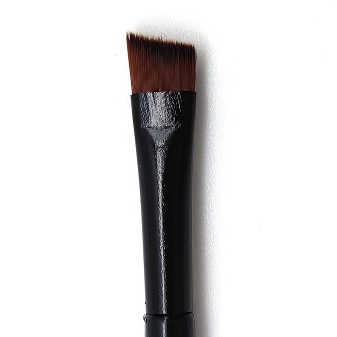 50 Pieces Angled Brow Brush, 4" Flat Slanted Premium Eyebrow Brush, Tint Brushes, Cosmetic Blending Brush, Eyeshadow Concealer Makeup Brush, Professional Precision Eye Beauty Cosmetic Tool for Women