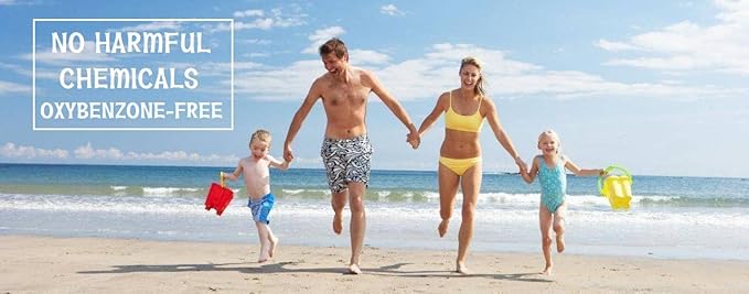 3-PACK | Zinc Oxide Sunscreen from Coconut Joe's | Natural & Organic Sunscreen Lotion, Mineral Sunscreen, SPF 30, Natural Sunscreen, 8 ounce bottle