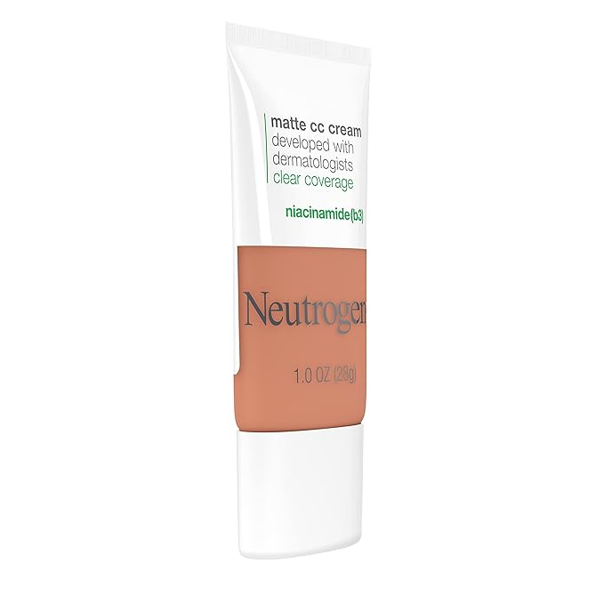 NEUTROGENA Clear Coverage Color Correcting Cream 1.0 oz. 7.5 / Ginger (Pack of 2)
