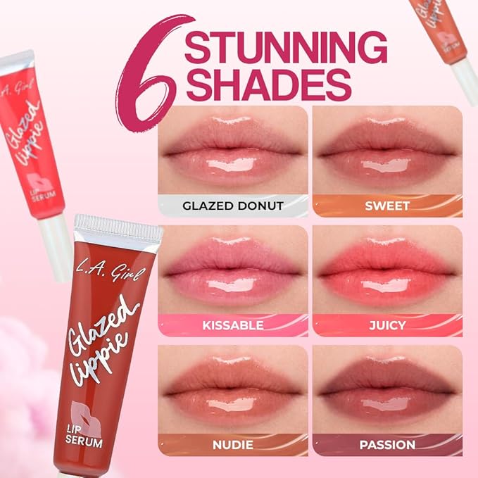 L.A. Girl Glazed Lippie Lip Serum, Glazed Donut GLG951