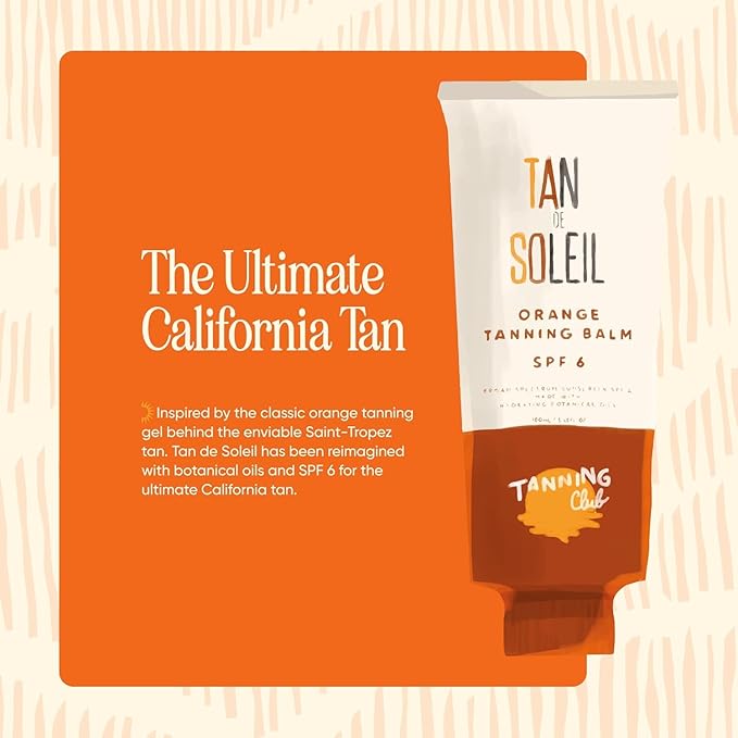 Tanning Club Sun Care Duo – Tan De Soleil SPF 6 Tanning Lotion (100 ml) & After Tan Lotion with Hyaluronic Acid (150 ml) – Hydrating Pre & Post Sun Set for Radiant, Sun-Kissed Skin