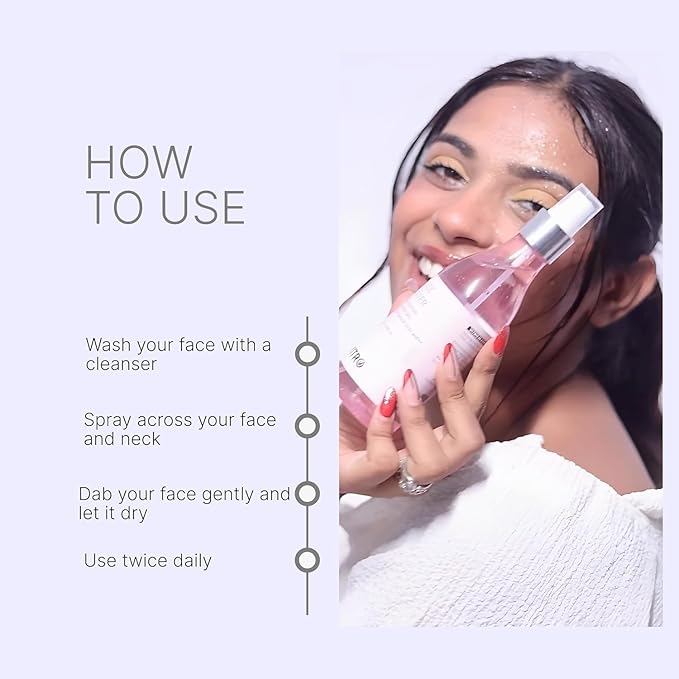 Rose Water Spray for Face | 200ml or 6.76 Fl Oz | Pure Gulab Jal | No Additives, Chemicals, or Preservatives | Natural Toner for Hydrated, Glowing Skin | Hydro Distilled
