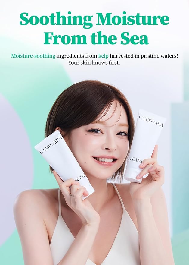 Laminaria Pore Cleansing Face Wash 2-in-1 | Deep Facial Cleanser & Hydrating Cleanser with Seaweed Extract & 8 Types of Hyaluronic Acid, 120ml