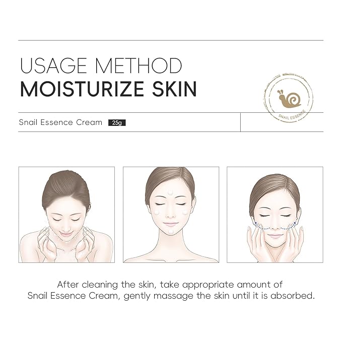 AKARY Snail Essence Face Cream Moisturizing Acne Scar Removal Cream, Soften, Improve Nourishing Collagen Essence Korean Face Moisturizer for Damaged Skin, Day & Night Repairing