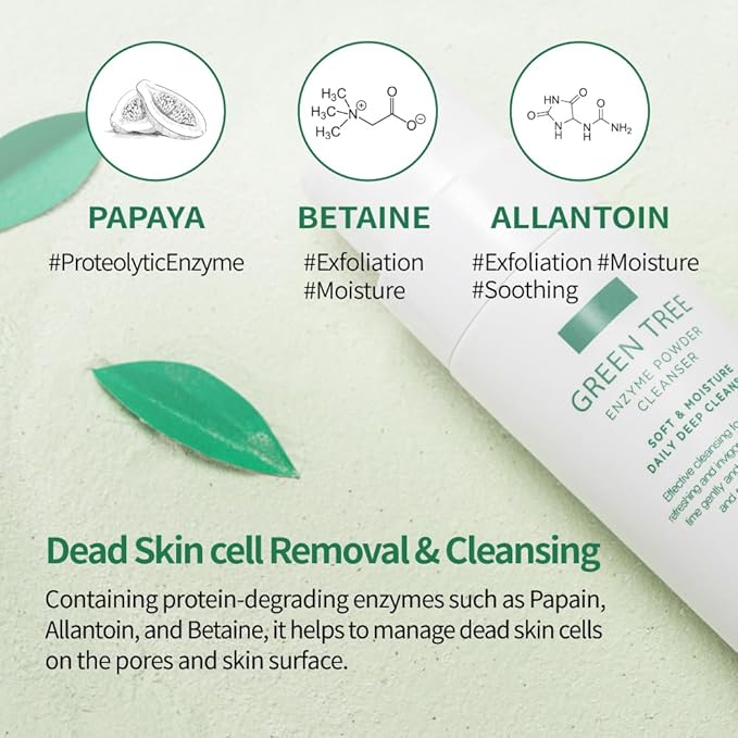 BEAUDIANI Enzyme Powder Cleanser with Papain & 5-Layer Hyaluronic Acid | Gentle Exfoliating Bubble Face Wash, Deep Pore Cleansing Makeup Remover for Dry Sensitive Skin | Korean Skincare 70g