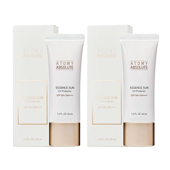 Absolute Essence Sun SPF 50+ PA++++, UV Protector Sunscreen 1.4 fl oz (40 mL) — Lightweight Essence Texture, Non-Greasy Fresh Finish, Daily Wear & Travel Size (2)