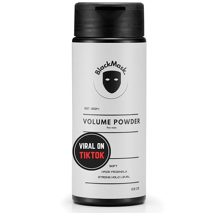 Hair Texture Powder for Men, Easy-to-Apply Styling Powder for Dry Hair Looks