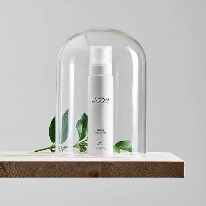 LAGOM Cellus Mist Toner, Face Moisturizer, Skin Barrier Strenghtening Hydration Spray, pH Protection, Alcohol-Free, Zero-Irritation for Sensitive Skin 4.05 fl. oz.