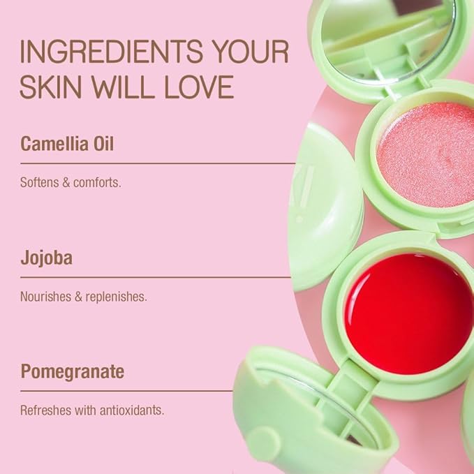 Pixi Beauty LipMask | Tinted Hydrating and Moisturizing Lip Balm Jelly |Lip Gloss Infused with Camellia, Jojoba and Pomegranate | Caliente |0.3 fl.oz / 8 g