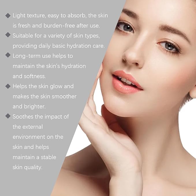 Witch Hazel Rose Moisturizing Toner, Deep Nourishing Hydrating Gentle Moisturizing Facial