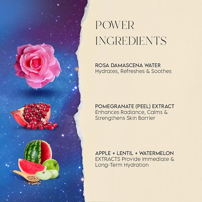 ieró Beauty Moonkissed Serene Essence Hydrating Face Mist, Lavender Chamomile Frankincense, Crystal-Infused Replenishing Facial Mist, Calming Hydrating Toner, Made in Italy — 3.38 Fl Oz