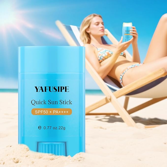 Quick Sunstick Protection Bar SPF50+, Face Sunscreen Stick, SPF Stick Sunblock for Face Body Women Men, Sun Cream 50 With Centella Travel Beach Sport Essentials for All Skin Types 0.77oz/22g