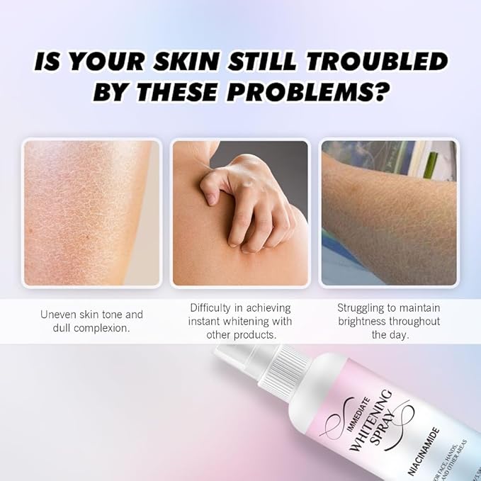 2PCS Whitening Spray for Women Skin Brightening Moisturizing BB Cream Face Foundation Skin Care Beauty Cosmetics