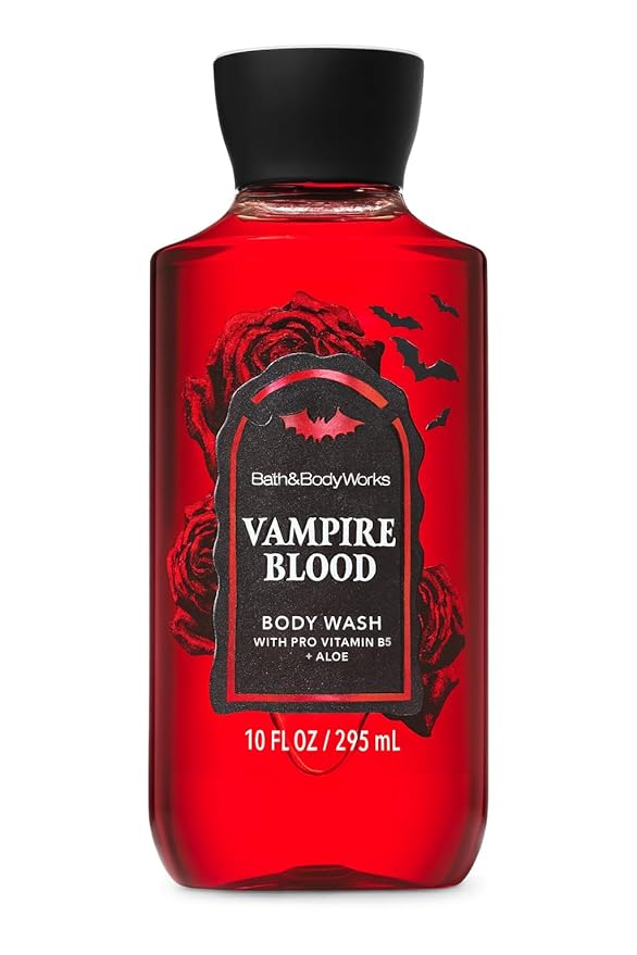 Bath & Body Works Vampire Blood Body Wash – Limited Edition Halloween Scent – 10 fl oz / 295 ml – Shower Gel with Rich Lather & Fragrance