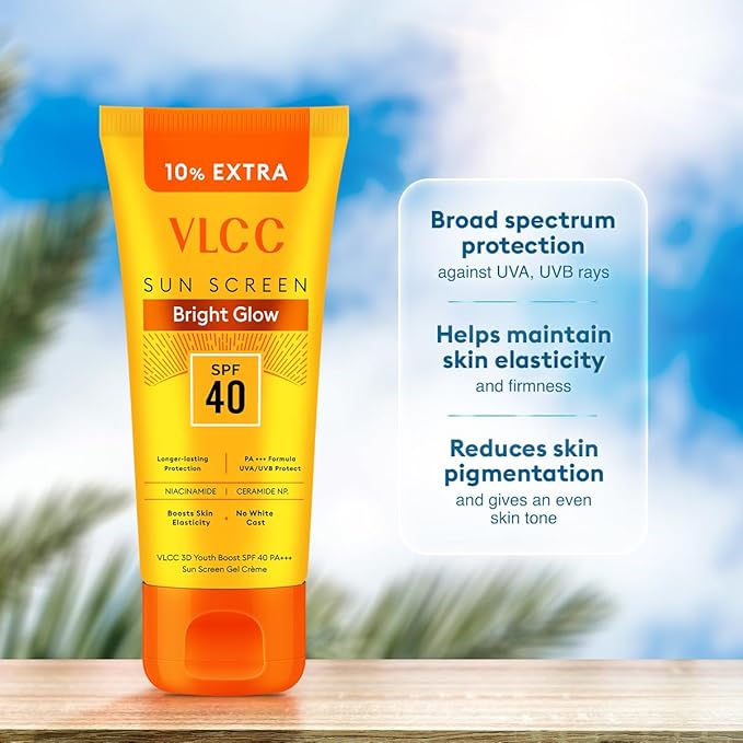 VLCC 3D Youth Boost SPF40 Sun Screen Gel Creme(100gm)