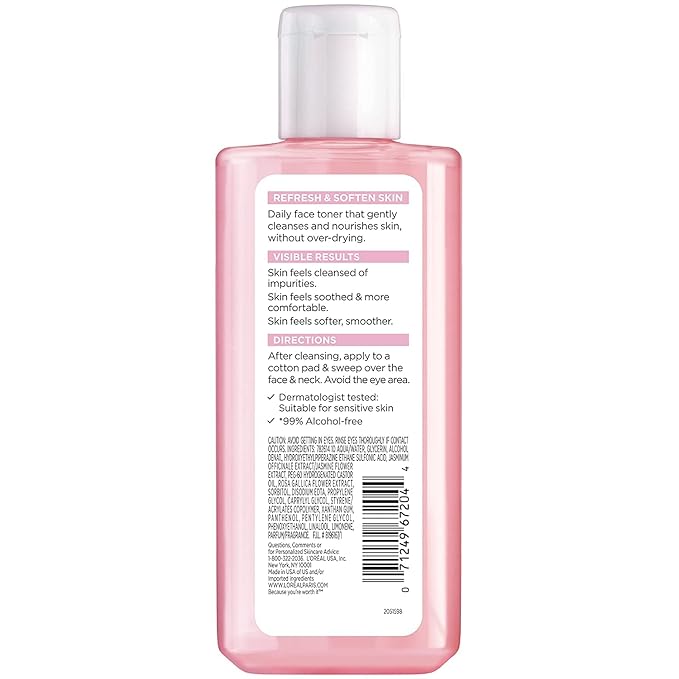 L’Oreal ParisAlcohol-Free Hydrafresh Toner
