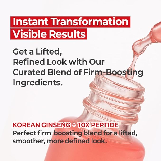 FARMSKIN Korean Ginseng + Peptide Firm Boosting Hydrogel Mask Set - Nourishing, Plumping & Hydrating Facial Masks for All Skin Types - Korean Skin Care for Fine Lines & Impurities (5EA, 1.19 oz)