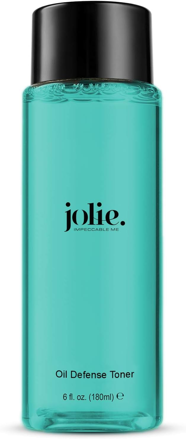 Jolie Oil Defense Toner W/Witch Hazel Extract - Decongests Pores, Invigorates Skin - for Oily/Combination Types