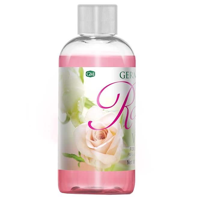 Germa Rose Water Facial Cleanser & Toner – Refreshing Botanical Skin Clarifier – Hydrating Daily Face Wash for Glowing Skin – Agua de Rosas – 4 fl oz