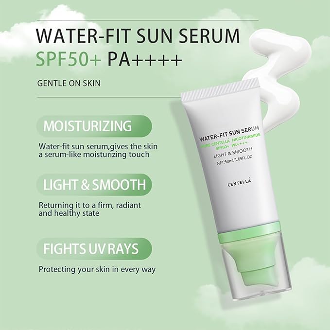 𝐶𝑒𝑛𝑡𝑒𝑙𝑙á Sunscreen SPF50 PA++++, 50ML Madagascar Face Sun Screen Long-Lasting Protection (2 PCS)