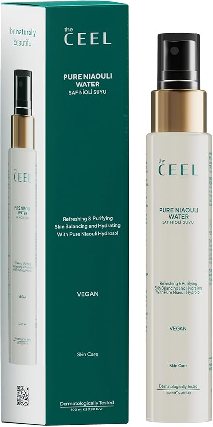 The Ceel Refreshing Facial Mist Toner with Niaouli Water – Hydrating & Soothing Face & Body Spray, Personal Care Mist, Alcohol-Free, Lightweight – 100 ml