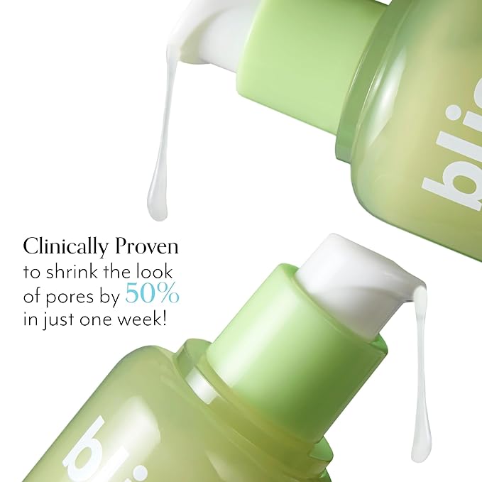 Bliss Disappearing Act Toner + Disappearing Act Pore Serum Duo | Niacinamide, Pore-Minimizing Set for Clear, Smooth Skin