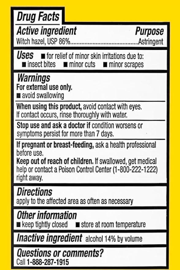 Equate Witch Hazel Astringent Liquid, 16 fl oz 2Pack