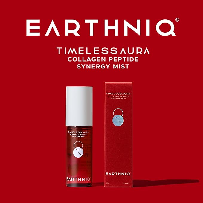 Collagen Peptide Face Mist, 50ml Hydrating Facial Spray Toner Targets Skin Elasticity & Improved Radiance With Vegan Glutathione & Blooming Flower Complex, Maintain Youthful Glow & Dewy Skin