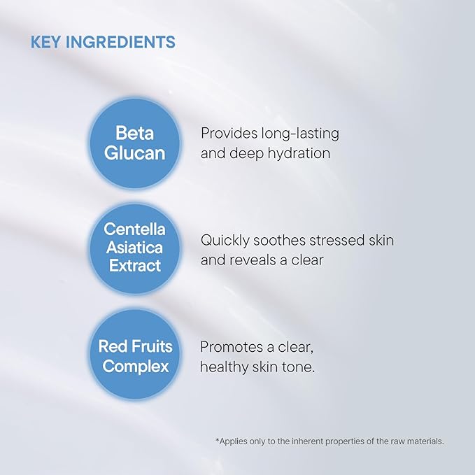 IUNIK Beta-Glucan Moisture Cream – Deep Hydrating Face Moisturizer for Dry & Sensitive Skin, Lightweight Non-Sticky Watery Cream, Skin Barrier Korean Skincare, 60ml / 2.02 fl oz