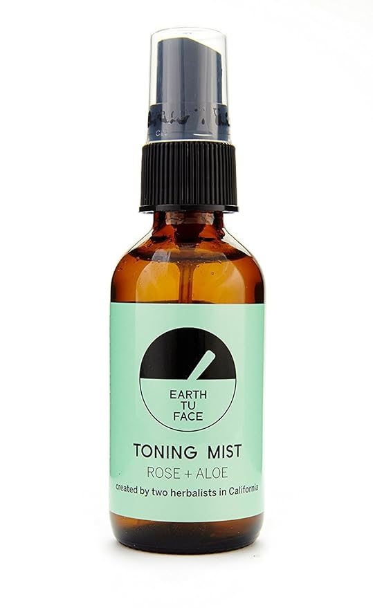 Earth tu Face - Organic Rose + Aloe Toning Mist (2 oz/59 ml)