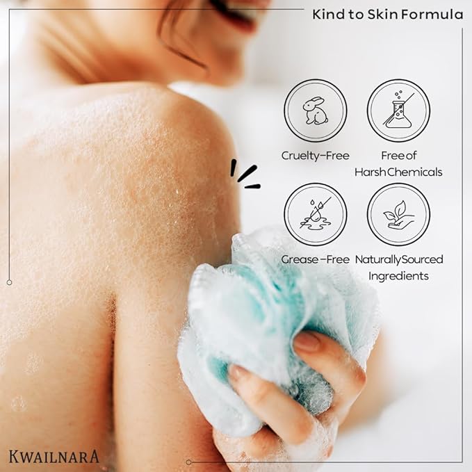 Kwailnara Coffee Milk Body Wash (19.75 Fl Oz) – Korean Body Cleanser for Energized Skin | Milk Protein, Royal Jelly & Antioxidant Coffee Extract | Paraben-Free with Gentle Bubbles