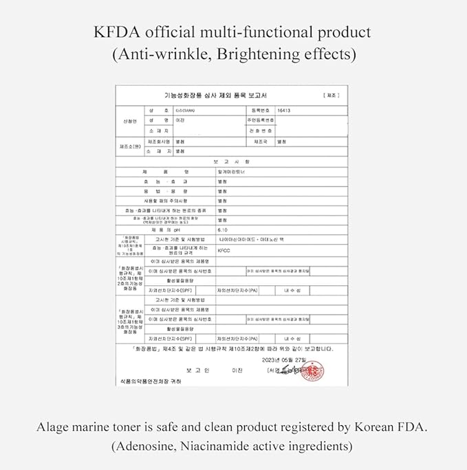 [TARA] Algae Marine Toner 150ml - Rejuvenate, Hydrate, Soothe, Transparent