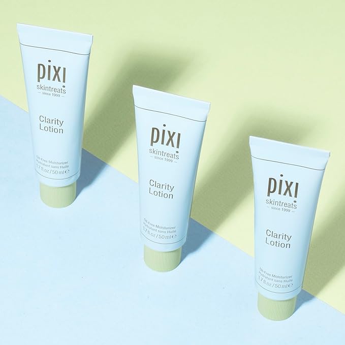 Pixi Clarity Lotion | Oil-Free, Pore Minimizing Moisturizer | Hydrating, Refreshing & Shine-Free Finish | Lightweight, Water-Based Formula | 1.70 fl oz/50 ml