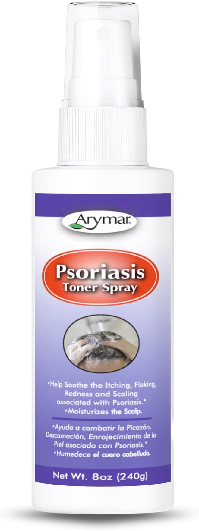 Arymar Psoriasis Toner Spray (8 fl oz) - Soothing & Hydrating Toner for Skin Health