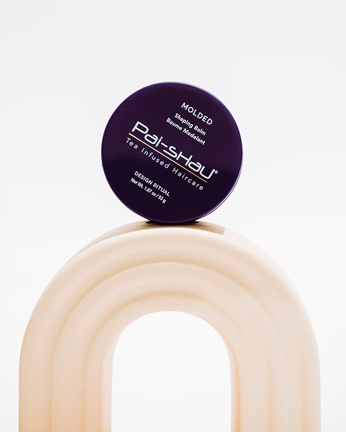 Pai-Shau - Molded Shaping Balm, Flexible Hold Styling Balm for Texture, Control and Shine, Lightweight Hair Cream with Castor Oil and Antioxidants for All Hair Types