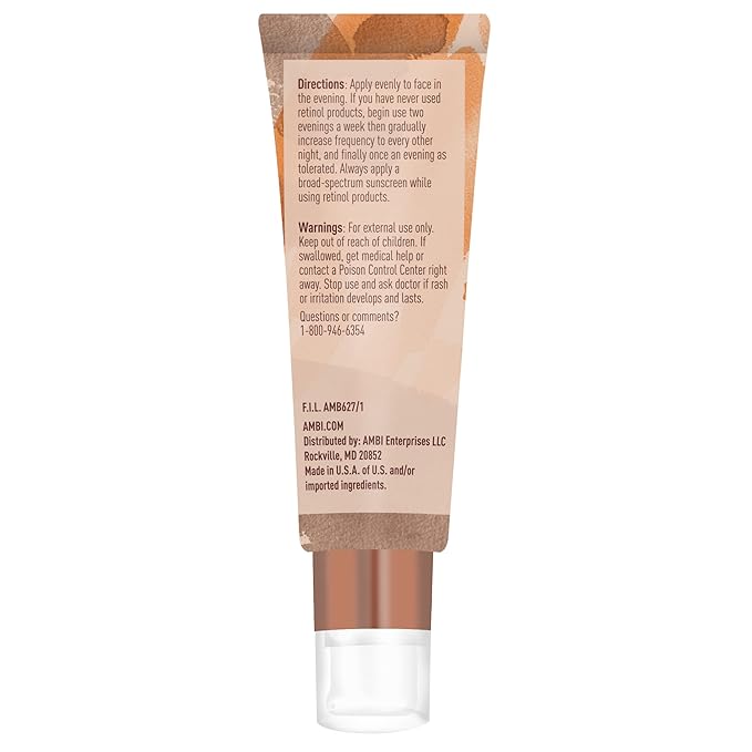 Ambi Even & Clear Fade Serum, Hyperpigmentation Treatment, Hydroquinone-free, Dark Spot Corrector, Results In As Little As 4 Weeks, Retinol, Hyaluronic Acid, Niacinamide, Ceramides, 1 Fl Oz
