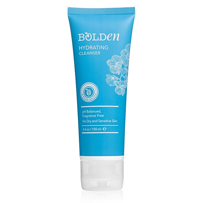 BOLDEN Hydrating Cleanser & Brightening Toner Bundle – Moisturizing Face Wash and Glycolic Acid Toner with Niacinamide for Sensitive Skin, Dark Spots, Oil & Shine Control